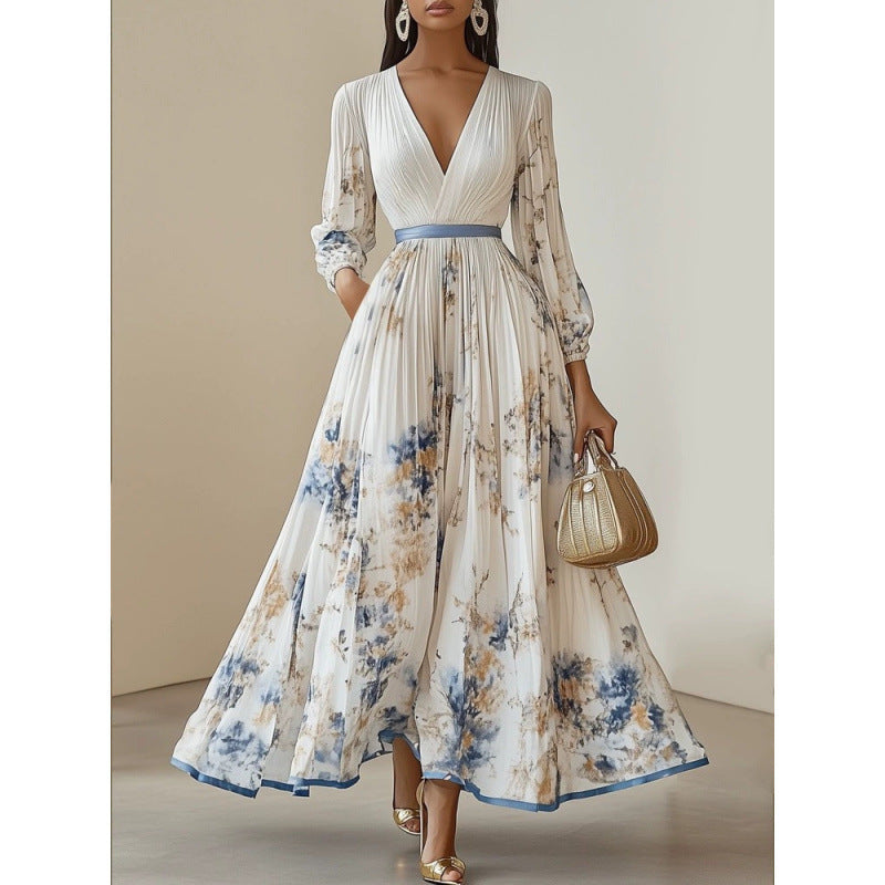 Charmaine | Abito Elegante con Pieghe