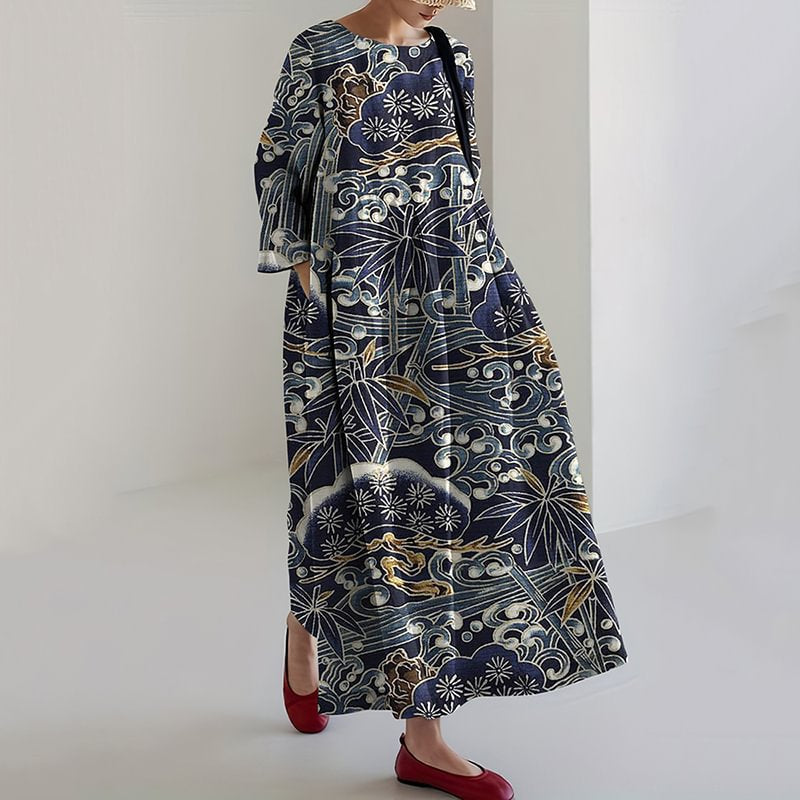 DELILAH – ABITO MAXI DI FIORI AEROSAS
