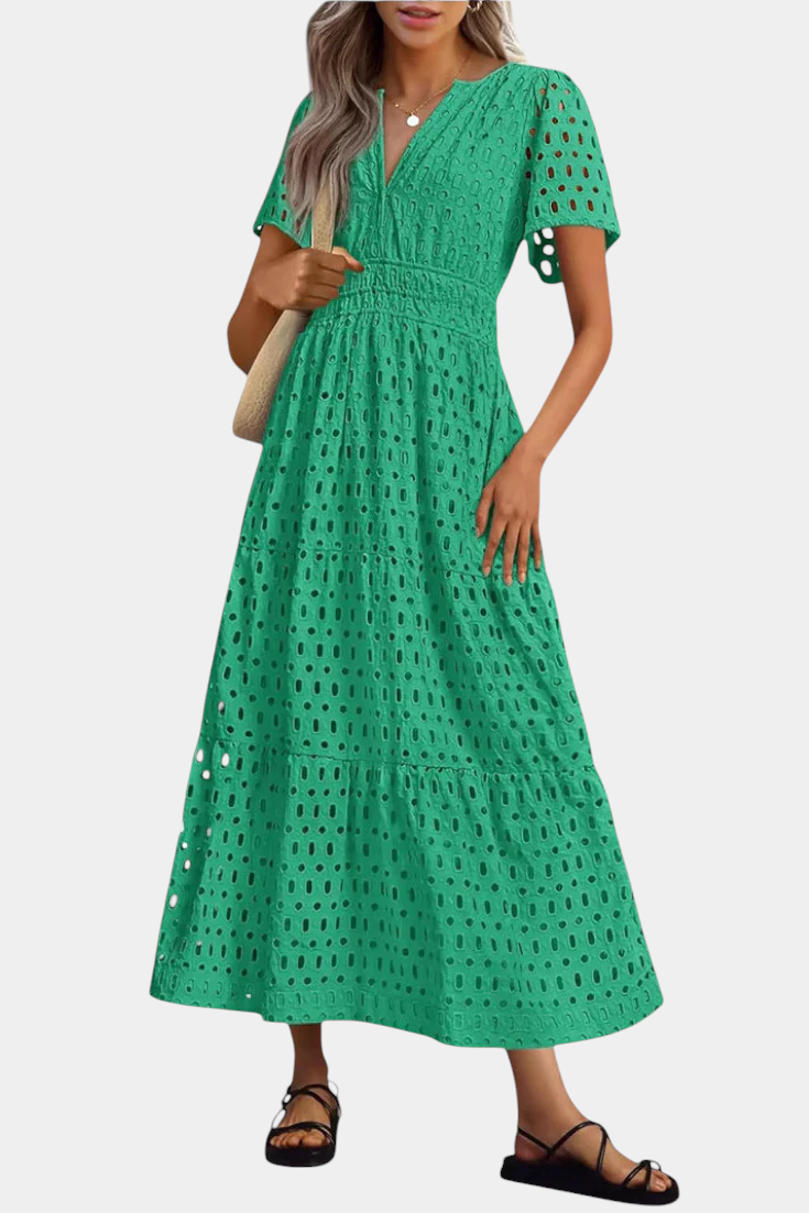 Imani Abito maxi in pizzo Ricamo