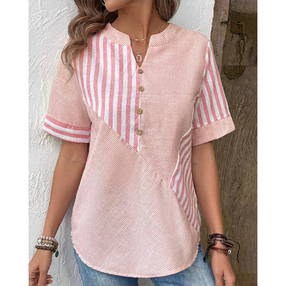 Abby – Blusa a Righe con bottoni