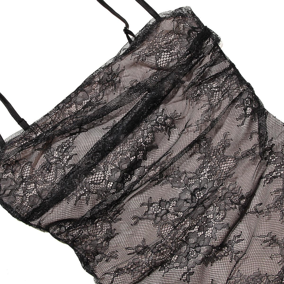 CELESTE - Abito maxi in pizzo