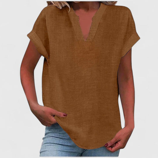 Xavinah | Blusa V-Collo Comoda