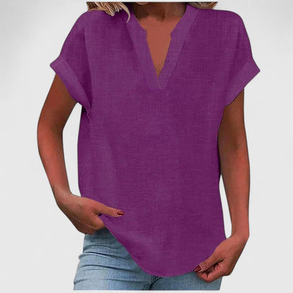 Xavinah | Blusa Comfortevole in V
