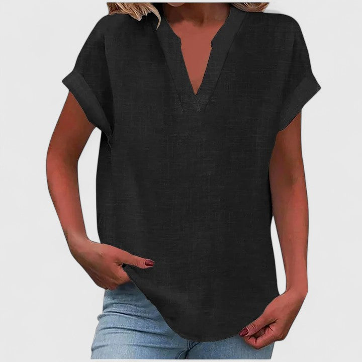 Xavinah | Blusa Comfortevole in V