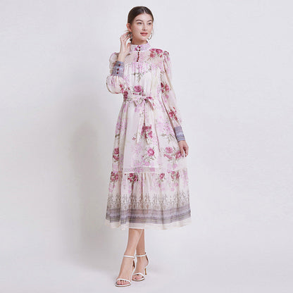Sarah | Abito di Chiffon Floreale Elegante