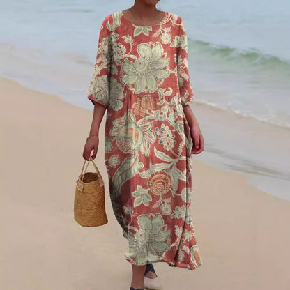 DELILAH – ABITO MAXI DI FIORI AEROSAS