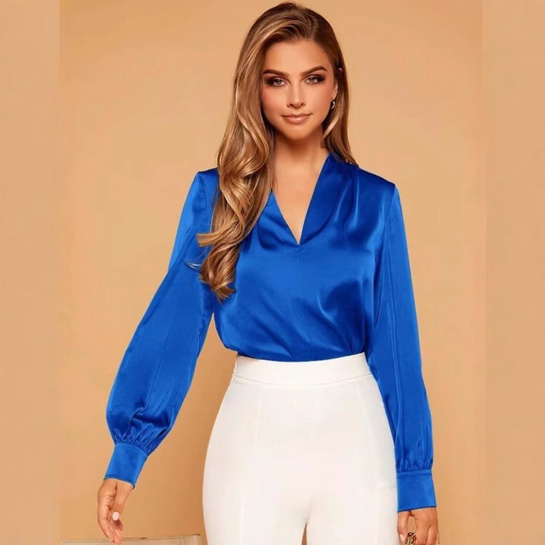 BLUSA IN SÁTEN CASUAL EMILIE I