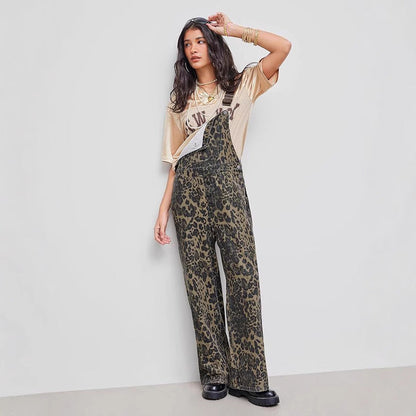 NYELISSE – TUTA AMPIO DI LEOPARDO RETRÒ