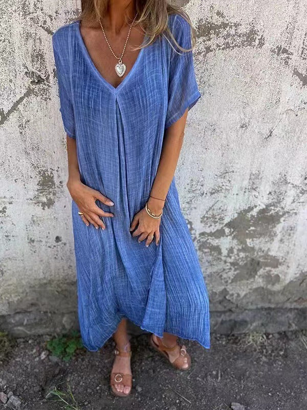 LILIA – ABITO MAXI CASUAL E ELEGANTE DI PRIMAVERA