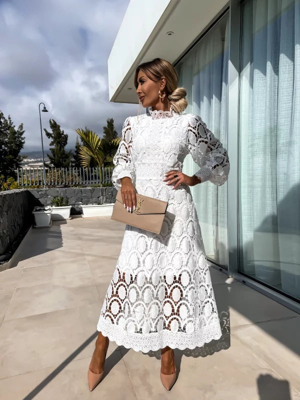 Lillian - Abito in pizzo Romantico
