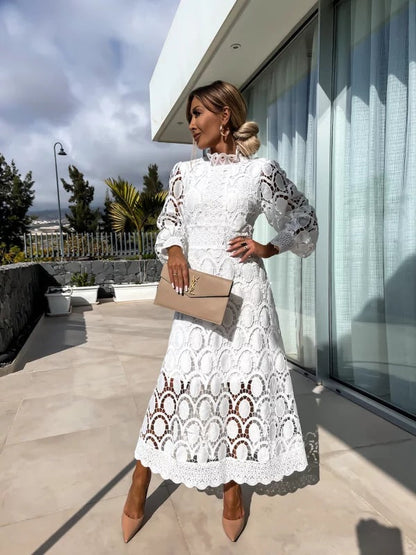 Liza™ - Abito in pizzo romantico