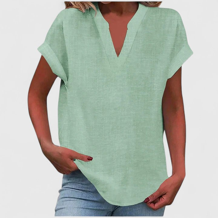 Xavinah | Blusa V-Collo Comoda