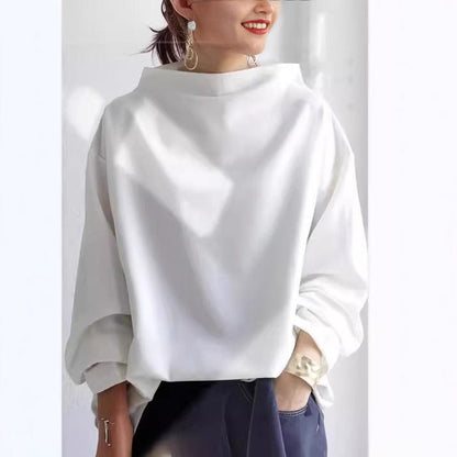 Elly | Top di Maglia Morbido con Collo alto