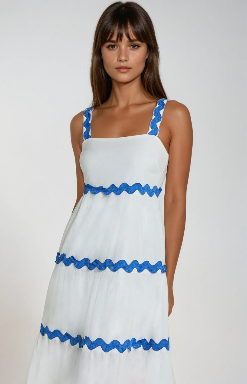 Il Abito midi Wavy Charm