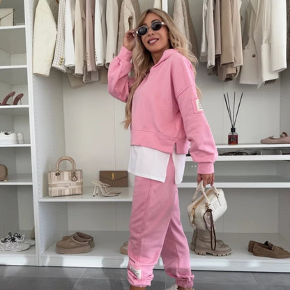 THALIRYN – SET DI FELPA CON CAPUCHA CASUAL