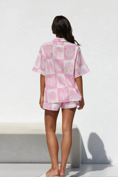 AVANYA – SET DI CAMICIA E SHORTS DI ESTATE TENDENCIA