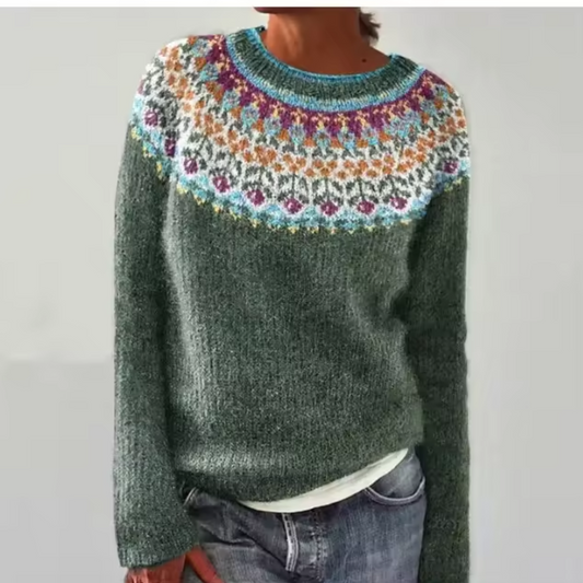 Silvana | Maglione rétro Caldo e morbido