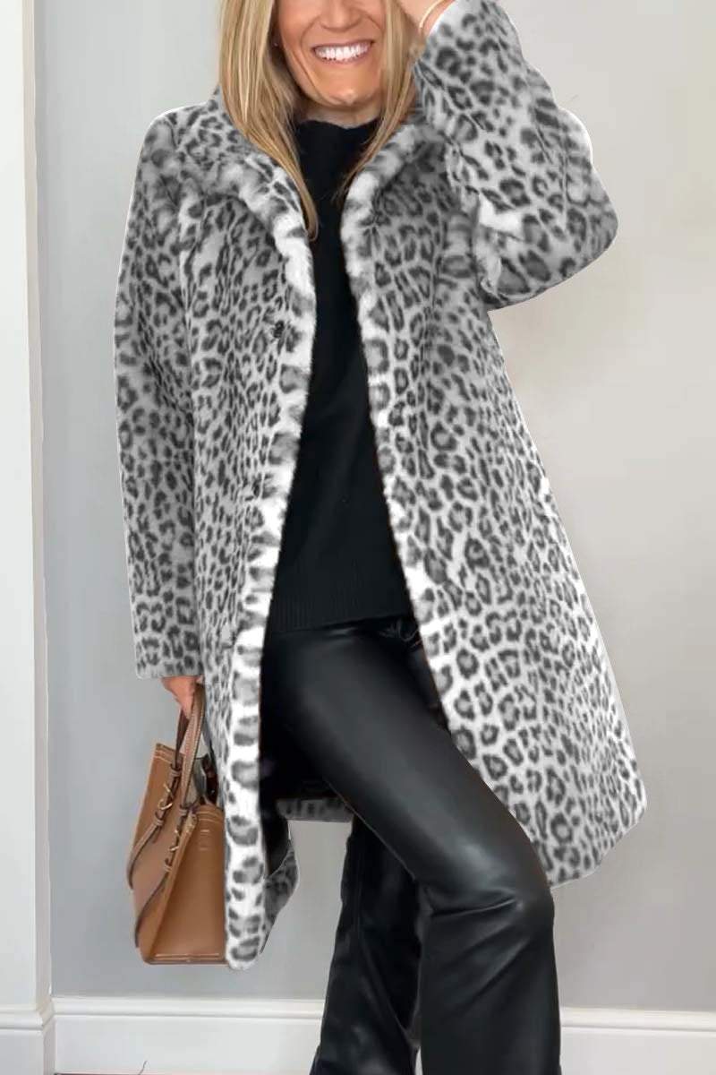 Rosa™ | Cappotto invernale Leopardato