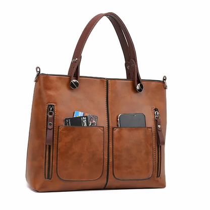 Winslet - Iconic Retrò PU Leather a Tracolla Handbag