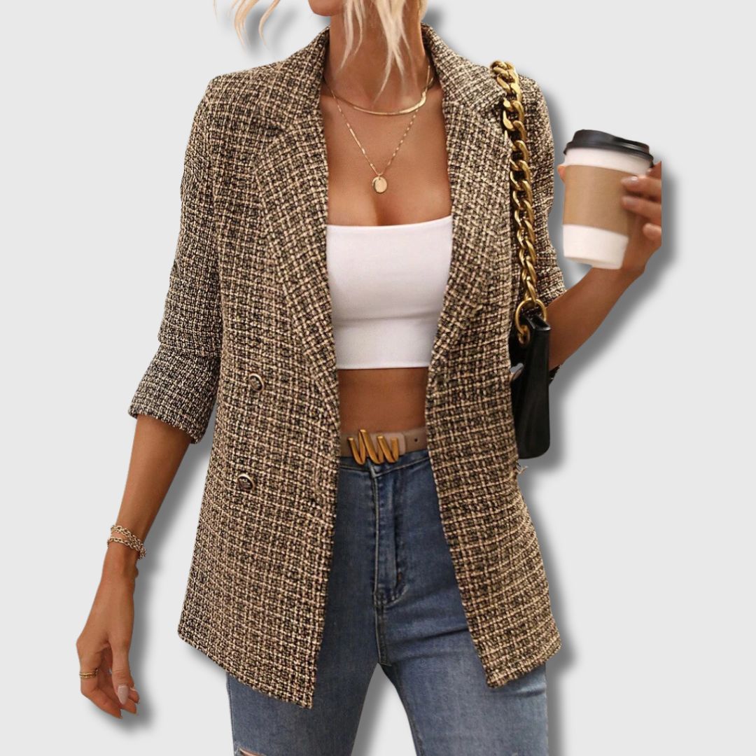 Sabine - Blazer di Tweed Chic da donna Edición Limitata
