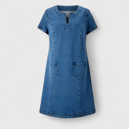 Christine | Abito di Denim Elegante