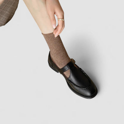 Avery - Scarpe ortopediche di punta quadrata Mary Jane