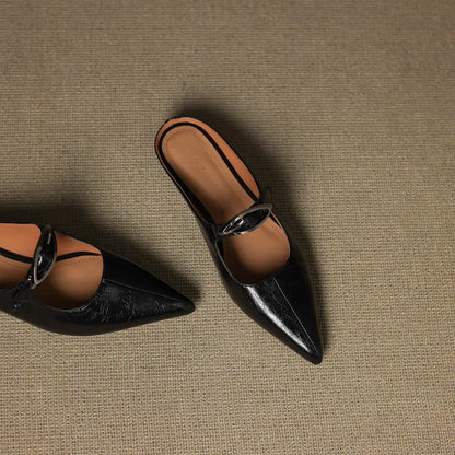 Wilda – Mules in pelle naturale