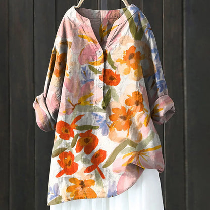 BLUSA LARGA DI FIORI ISALINE