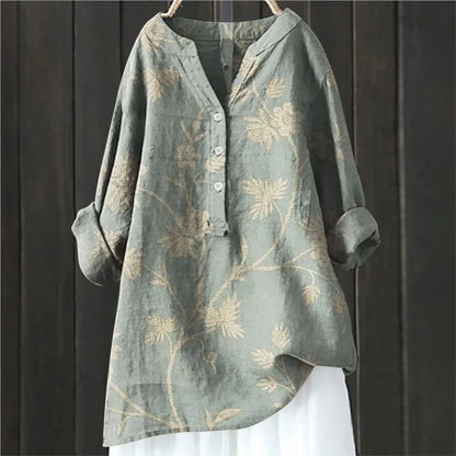 BLUSA LARGA DI FIORI ISALINE
