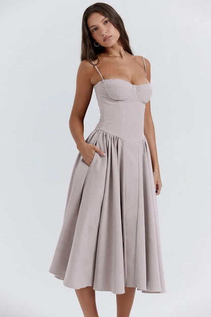 Elara | Abito Estivo Corsé Elegante