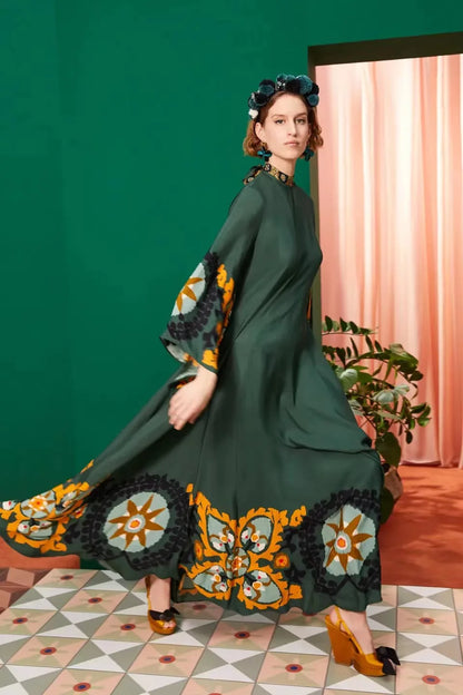 Abito maxi Floreale Esculpido Eleganza™