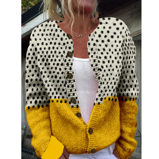 Polly | Cardigan chic con stampa