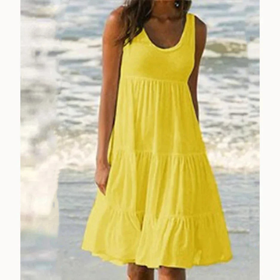 Layla™ - Mini Abito Senza maniche Boho