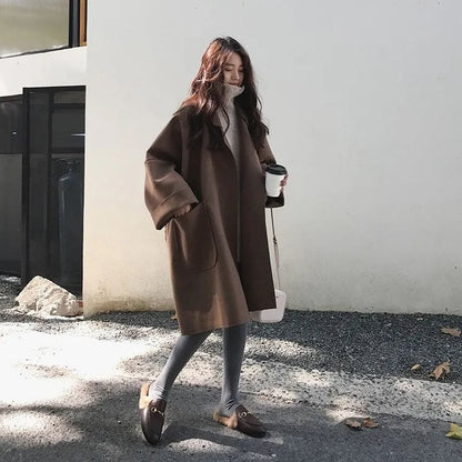 MAURA | Trench di misto lana Oversize