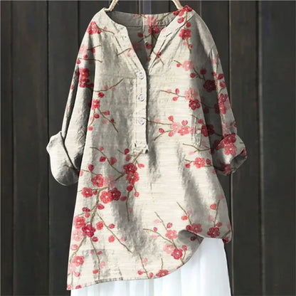 BLUSA LARGA DI FIORI ISALINE