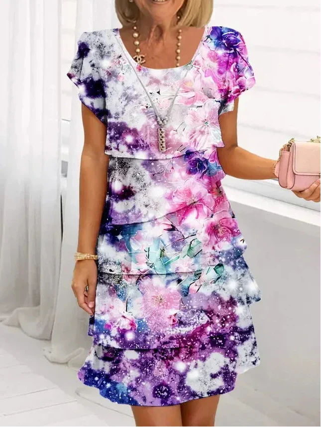 Vanessa | Abito elegante con Volant