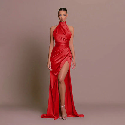 Cleo - Abito Maxi Con Corte Elegante
