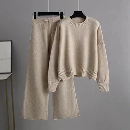 CAMILLE – SET DUE PEZZI DI MAGLIA COMODO