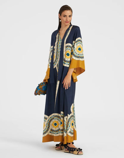 Abito maxi Floreale Esculpido Eleganza™