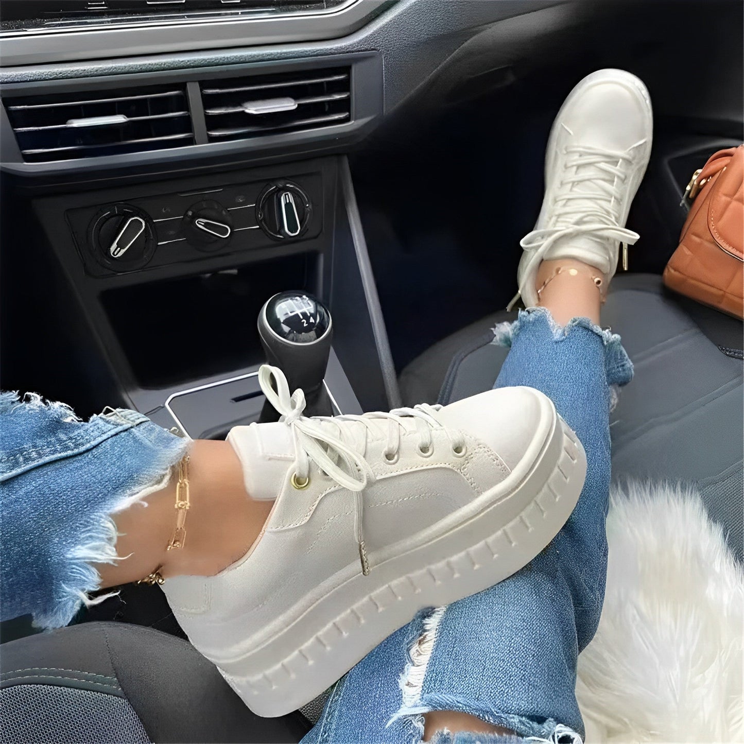 Valerie - Sneakers con platform e suola gruesa per donna