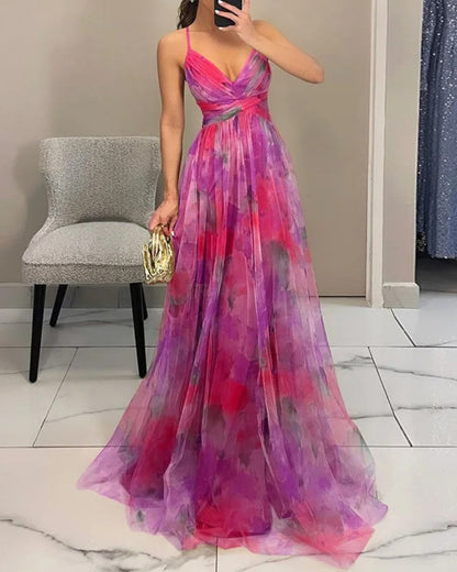 Giselle™ | Incantevole Abito maxi con Stampa floreale