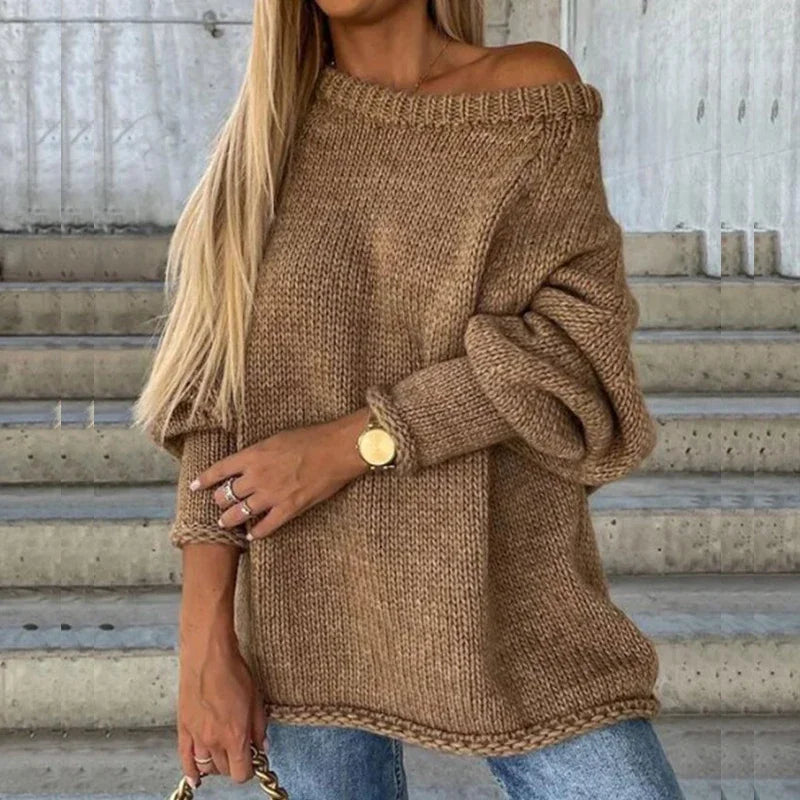 Maglione in maglia off-shoulder Eloise™