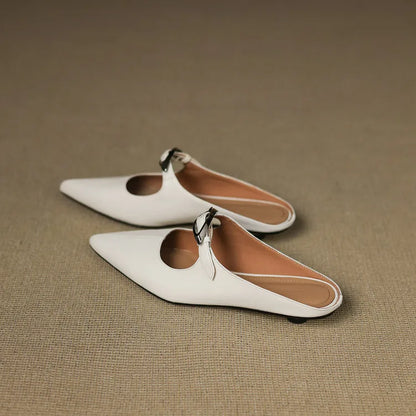 Wilda – Mules in pelle naturale
