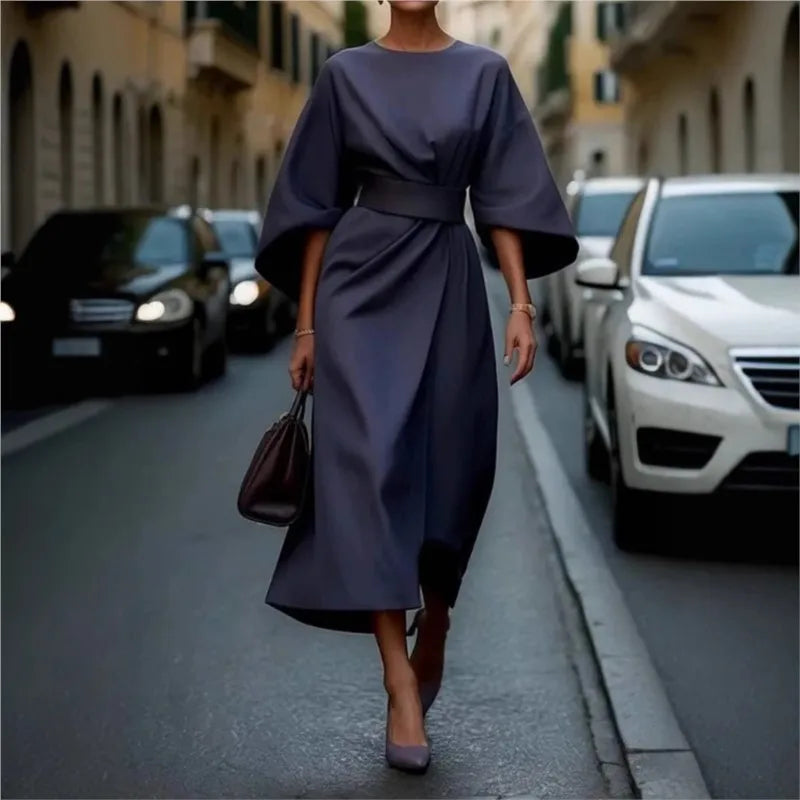 Isabella™ - Abito casual comodo con girocollo