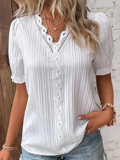Mélissa | Blusa elegante con Dettagli Delicati