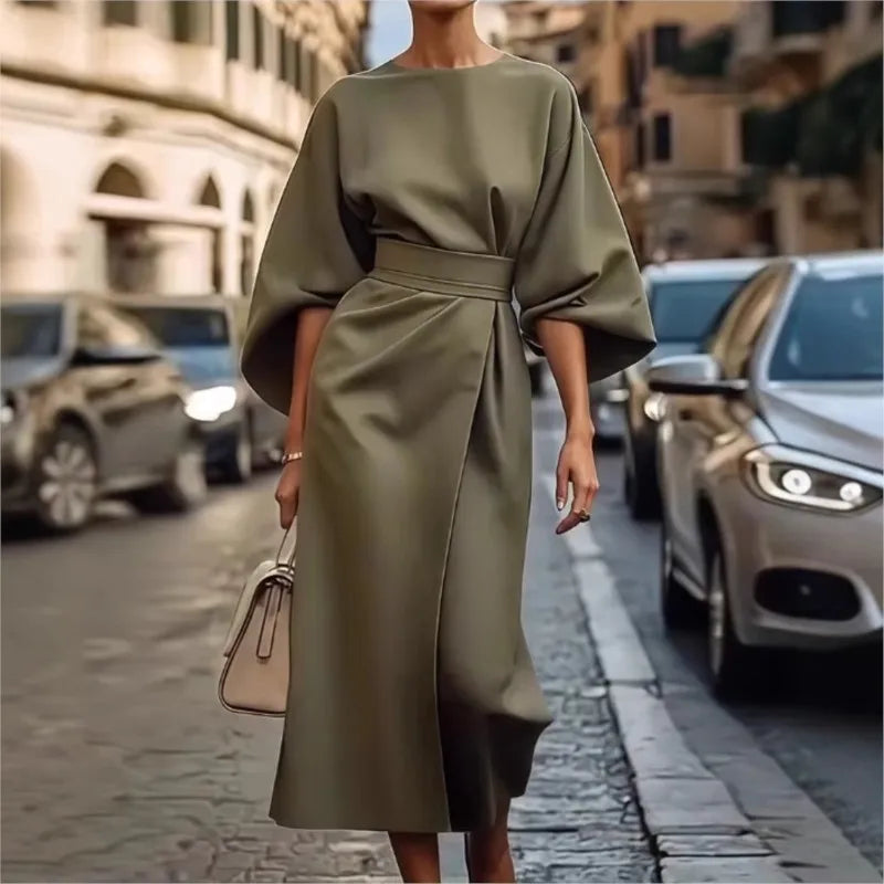 Isabella™ - Abito casual comodo con girocollo