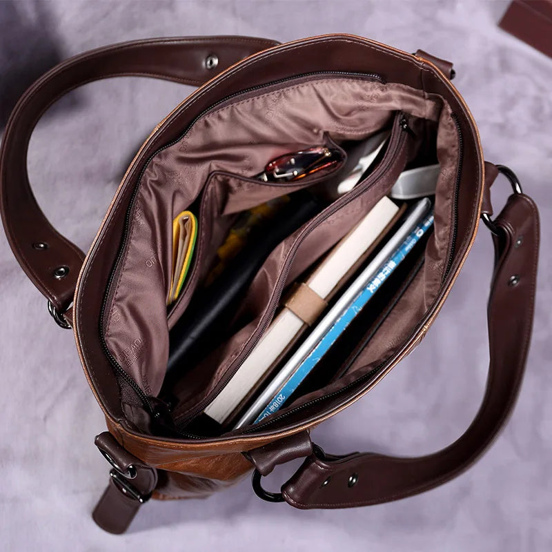 Aralyn - Borsa tote di Pelle Morbida Raffinato