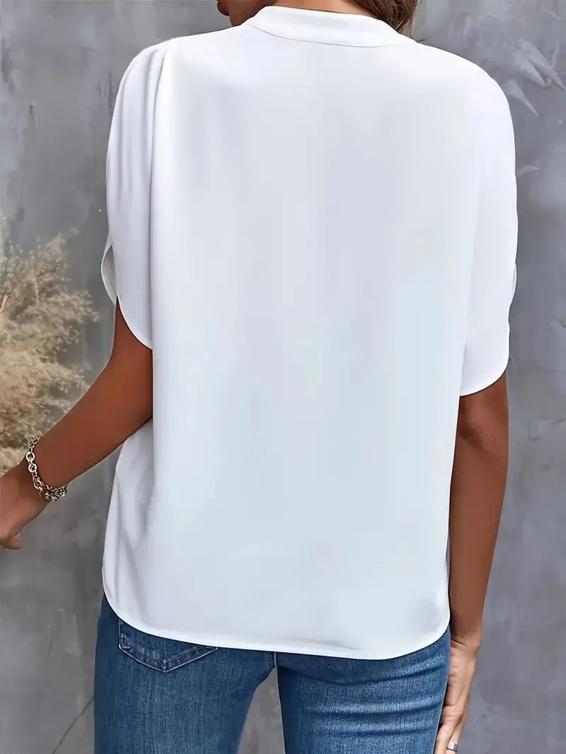 Bettina | Blusa fluida con scollo a V elegante