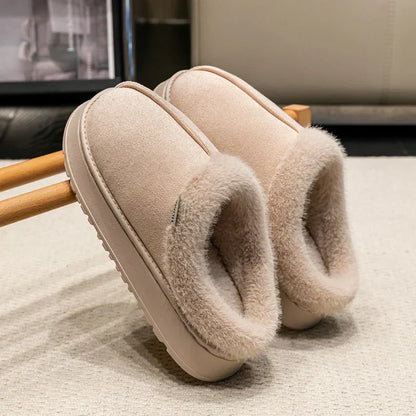 Pantuflas di Donna di Felpa per Interna con Fodera Cálido e Suola Antideslizante