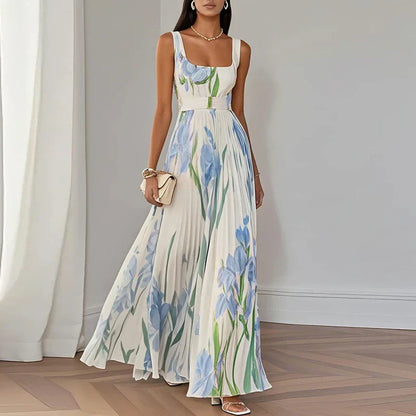 Claudia™ | Abito maxi A-Line Floreale